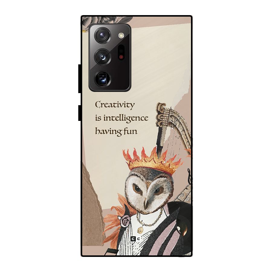 Creativity Intelligence Metal Back Case for Galaxy Note 20 Ultra 5G