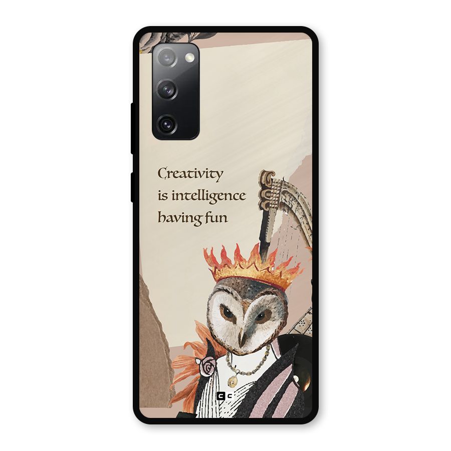 Creativity Intelligence Metal Back Case for Galaxy S20 FE