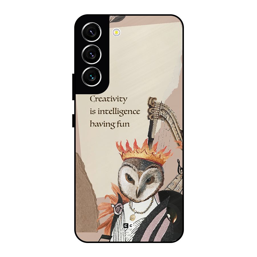 Creativity Intelligence Metal Back Case for Galaxy S22 5G