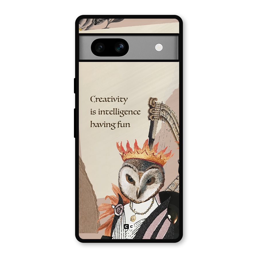 Creativity Intelligence Metal Back Case for Google Pixel 7a