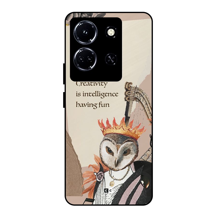 Creativity Intelligence Metal Back Case for Infinix Note 30 5G