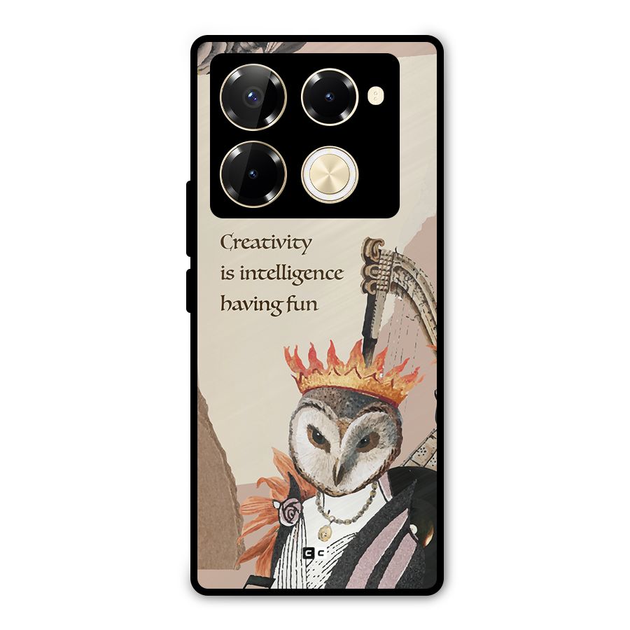 Creativity Intelligence Metal Back Case for Infinix Note 40 Pro Plus