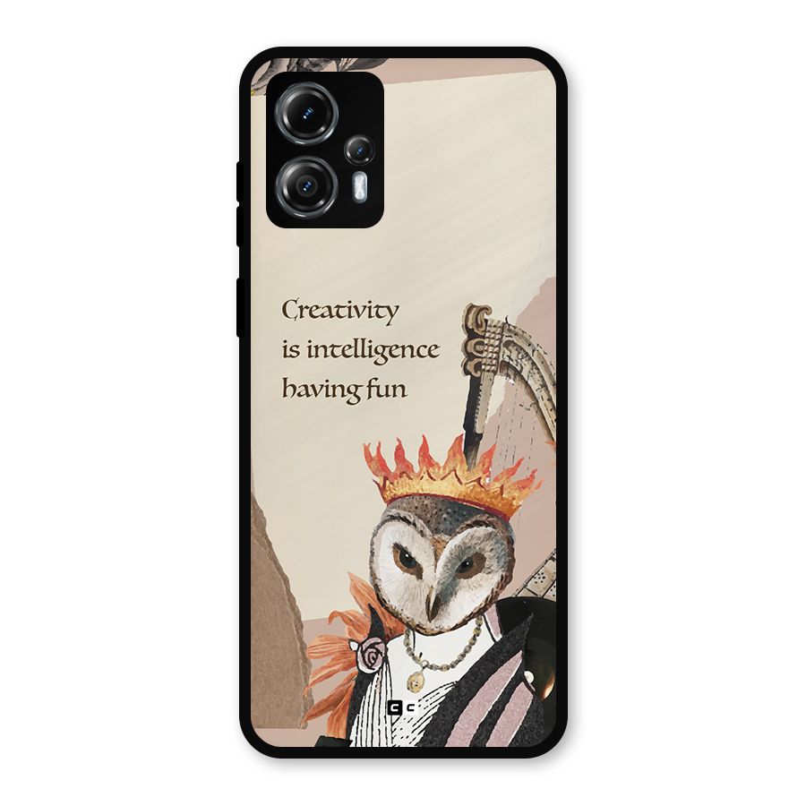 Creativity Intelligence Metal Back Case for Moto G13