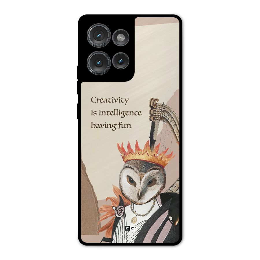 Creativity Intelligence Metal Back Case for Motorola Edge 50