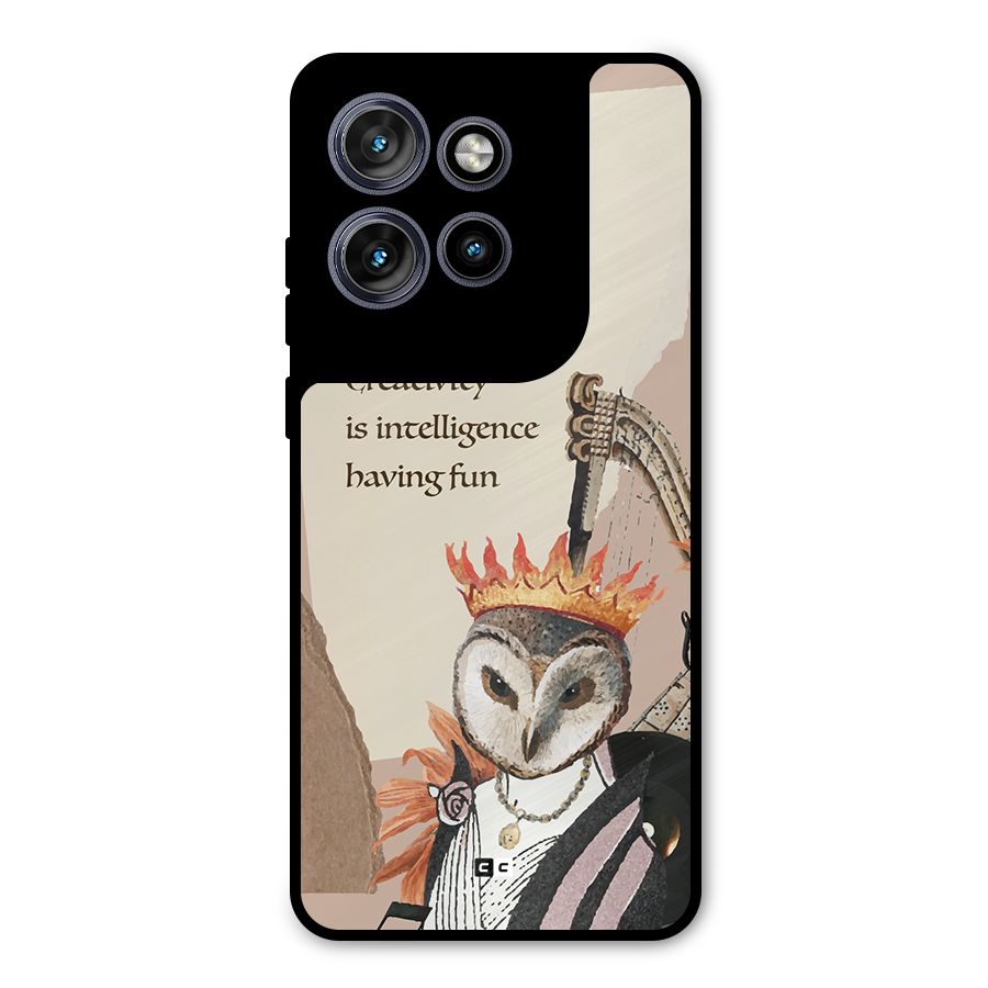 Creativity Intelligence Metal Back Case for Motorola Edge 50 Neo