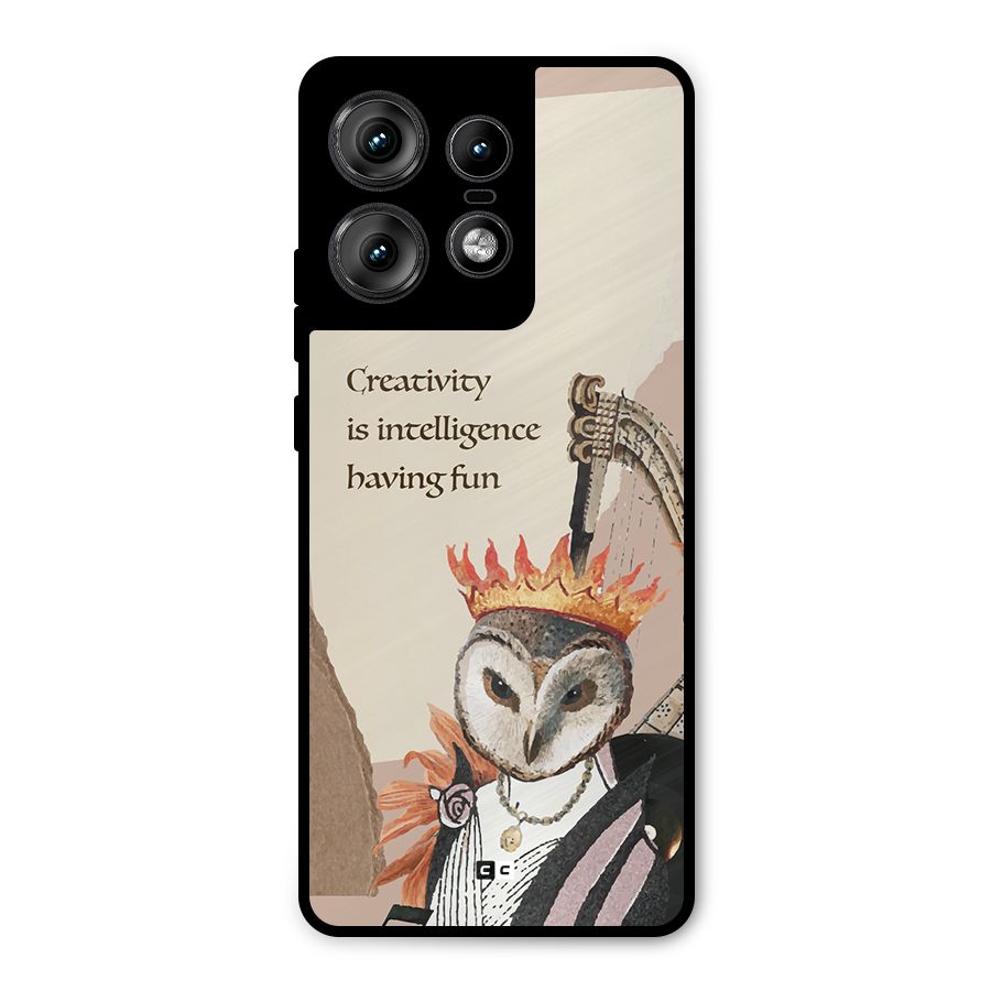 Creativity Intelligence Metal Back Case for Motorola Edge 50 Pro