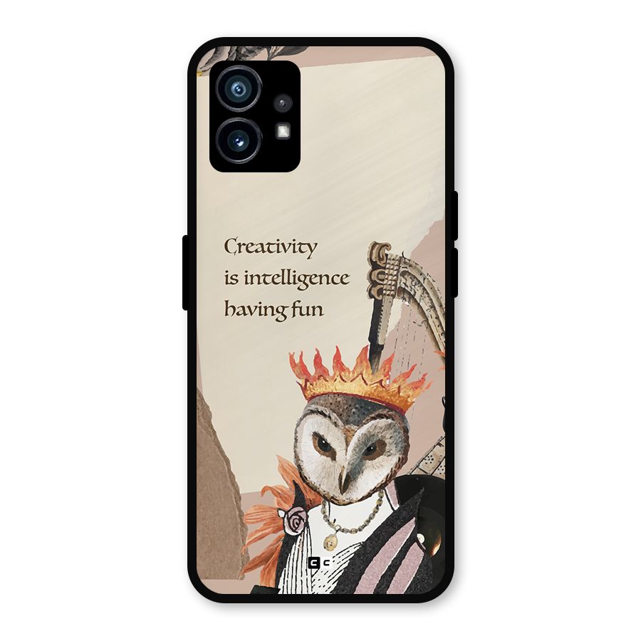 Creativity Intelligence Metal Back Case for Nothing Phone 1