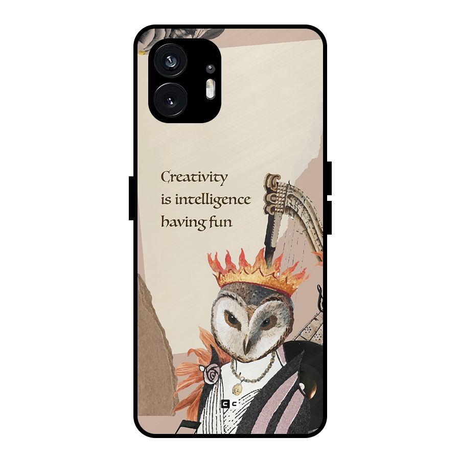 Creativity Intelligence Metal Back Case for Nothing Phone 2