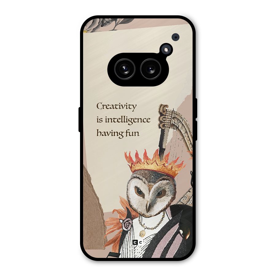 Creativity Intelligence Metal Back Case for Nothing Phone 2a Plus