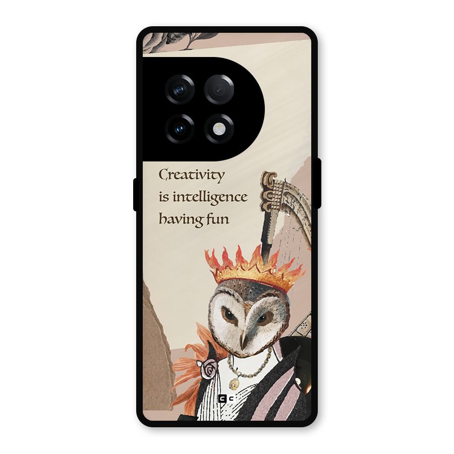 Creativity Intelligence Metal Back Case for OnePlus 11R