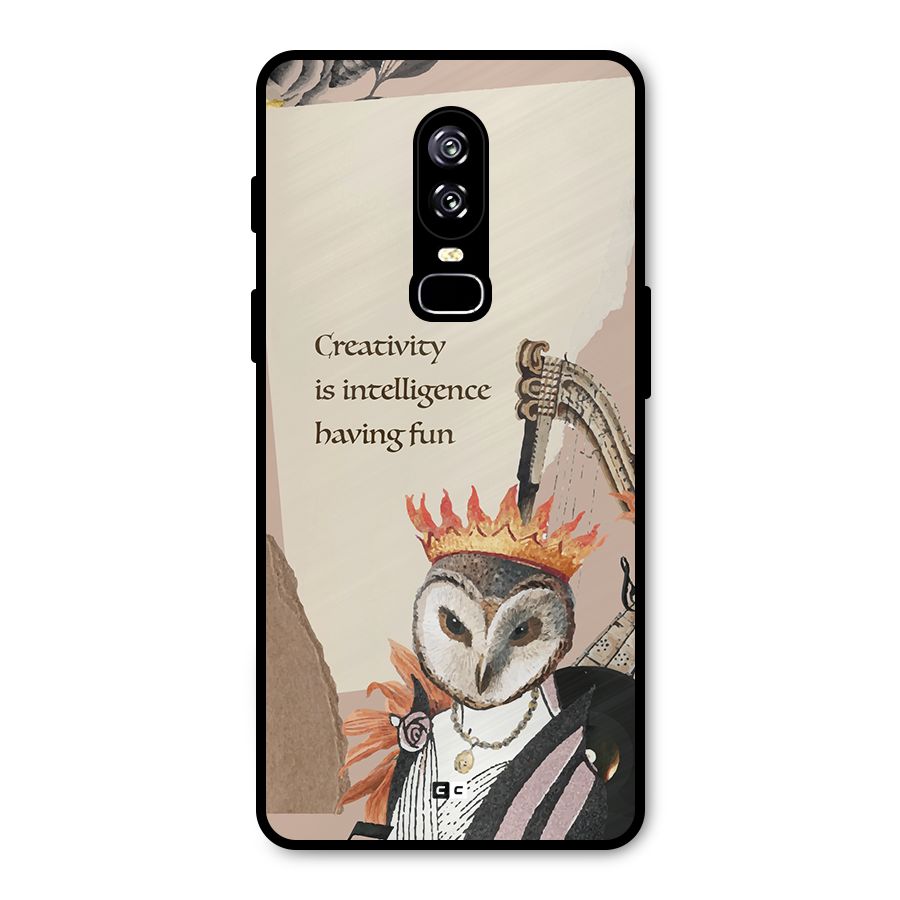 Creativity Intelligence Metal Back Case for OnePlus 6
