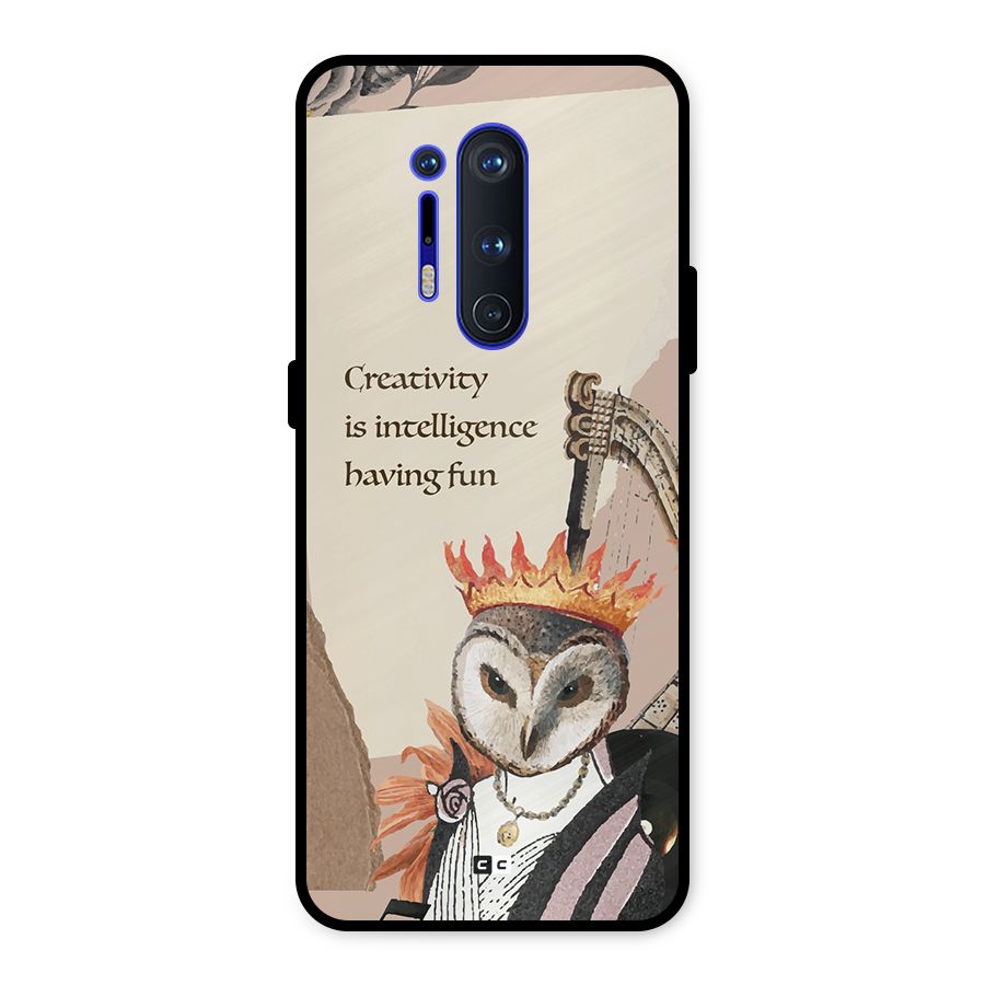 Creativity Intelligence Metal Back Case for OnePlus 8 Pro