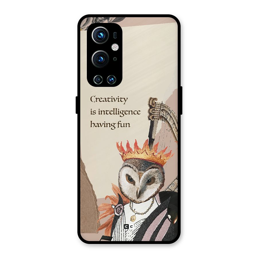 Creativity Intelligence Metal Back Case for OnePlus 9 Pro