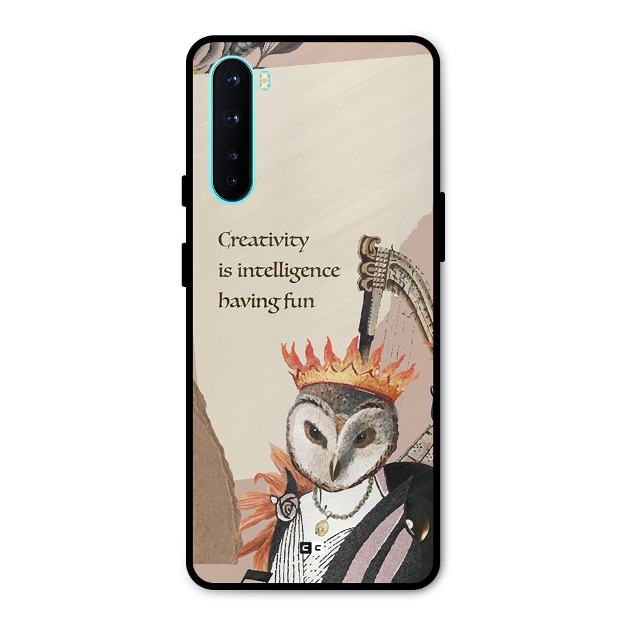 Creativity Intelligence Metal Back Case for OnePlus Nord