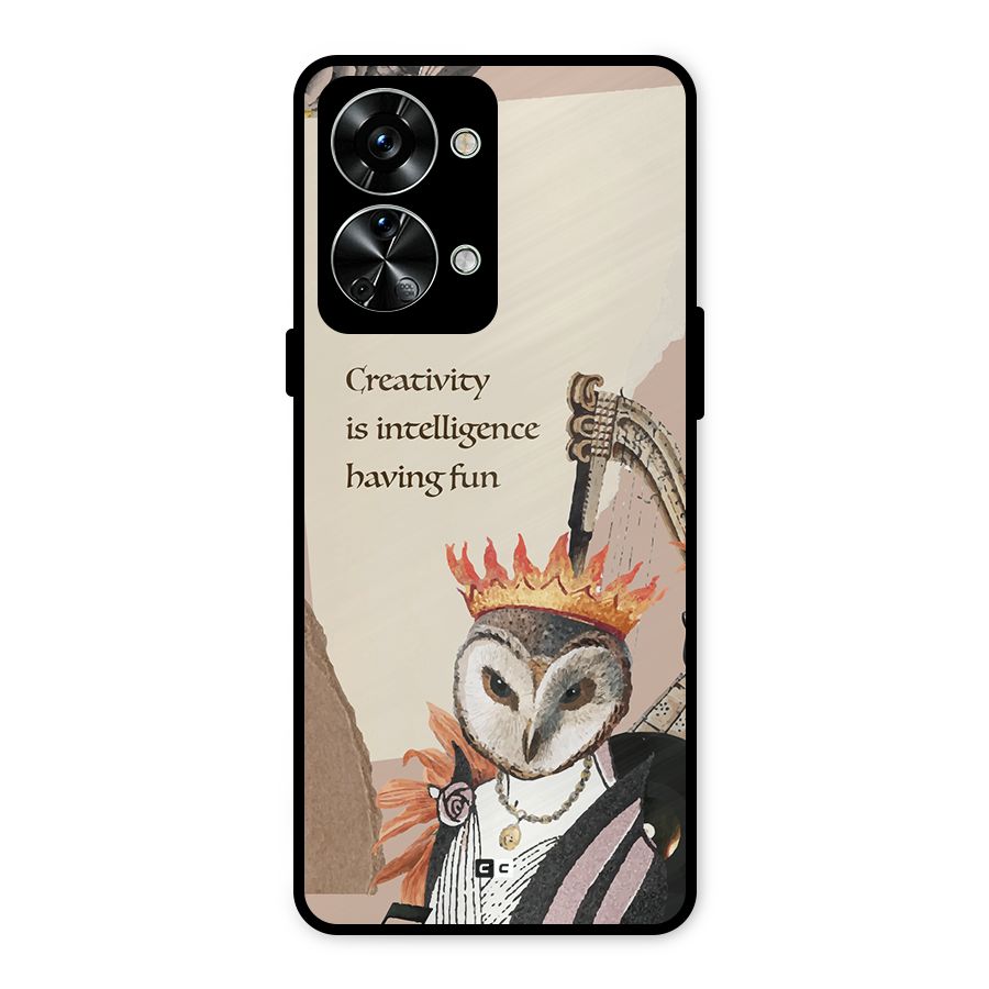 Creativity Intelligence Metal Back Case for OnePlus Nord 2T