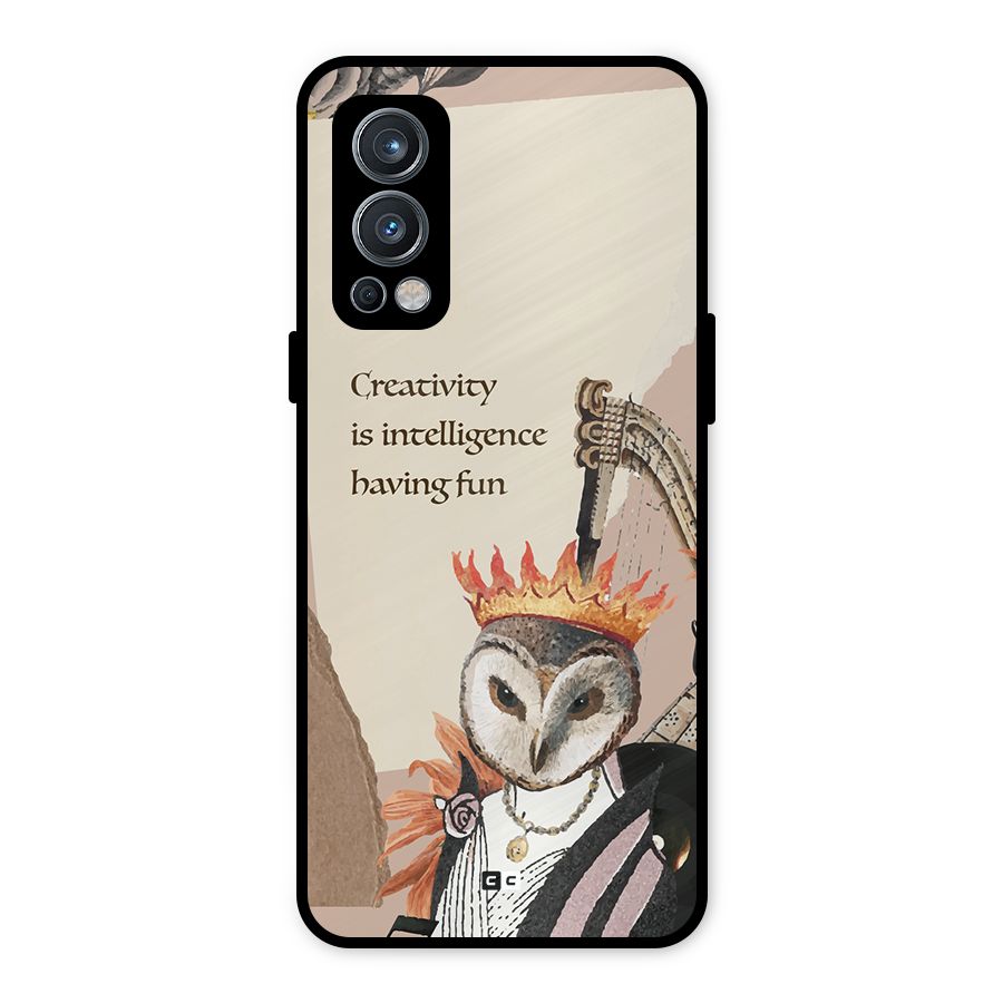 Creativity Intelligence Metal Back Case for OnePlus Nord 2 5G