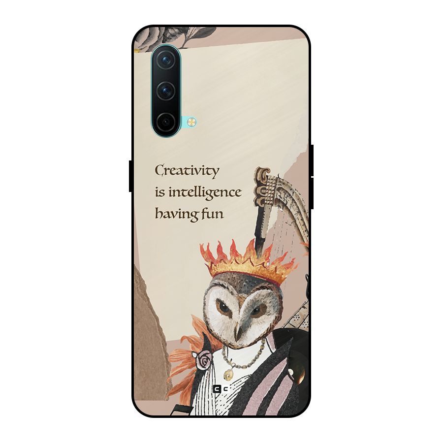 Creativity Intelligence Metal Back Case for OnePlus Nord CE 5G