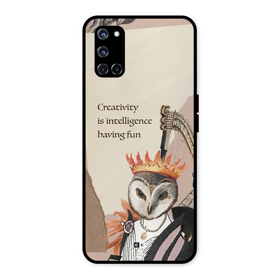 Creativity Intelligence Metal Back Case for Oppo A52