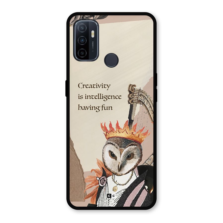 Creativity Intelligence Metal Back Case for Oppo A53