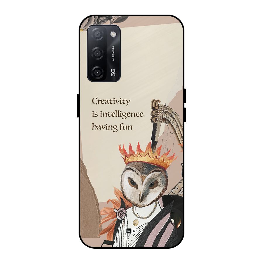 Creativity Intelligence Metal Back Case for Oppo A53s 5G