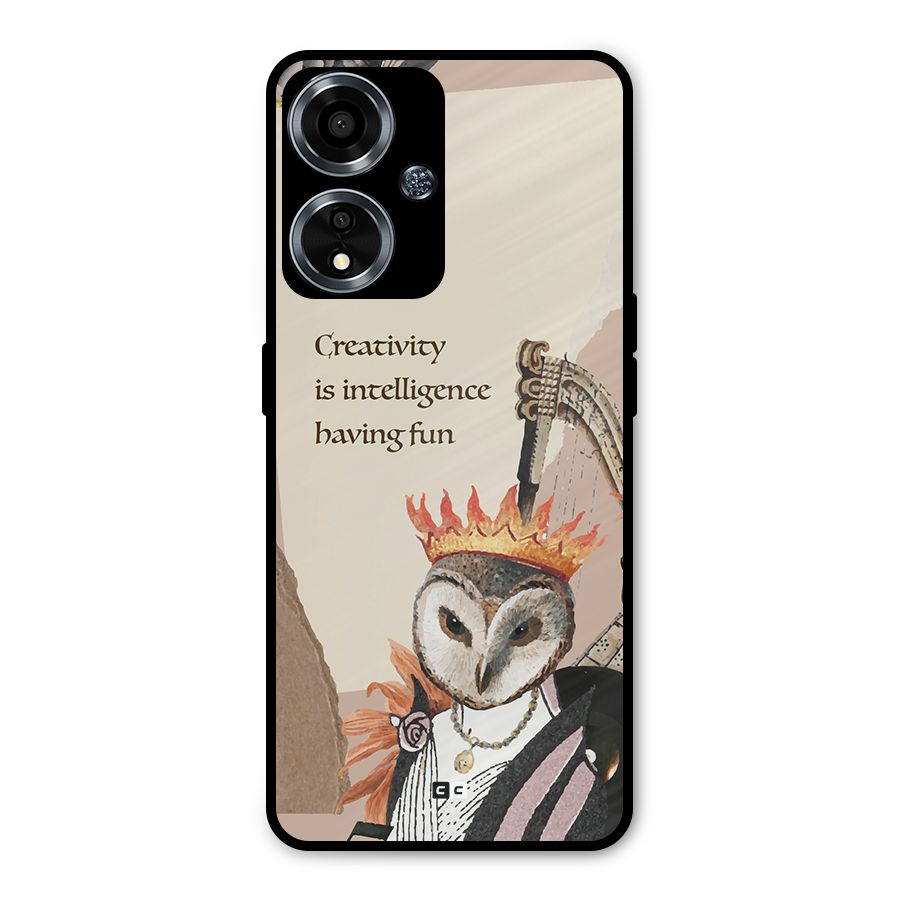 Creativity Intelligence Metal Back Case for Oppo A59