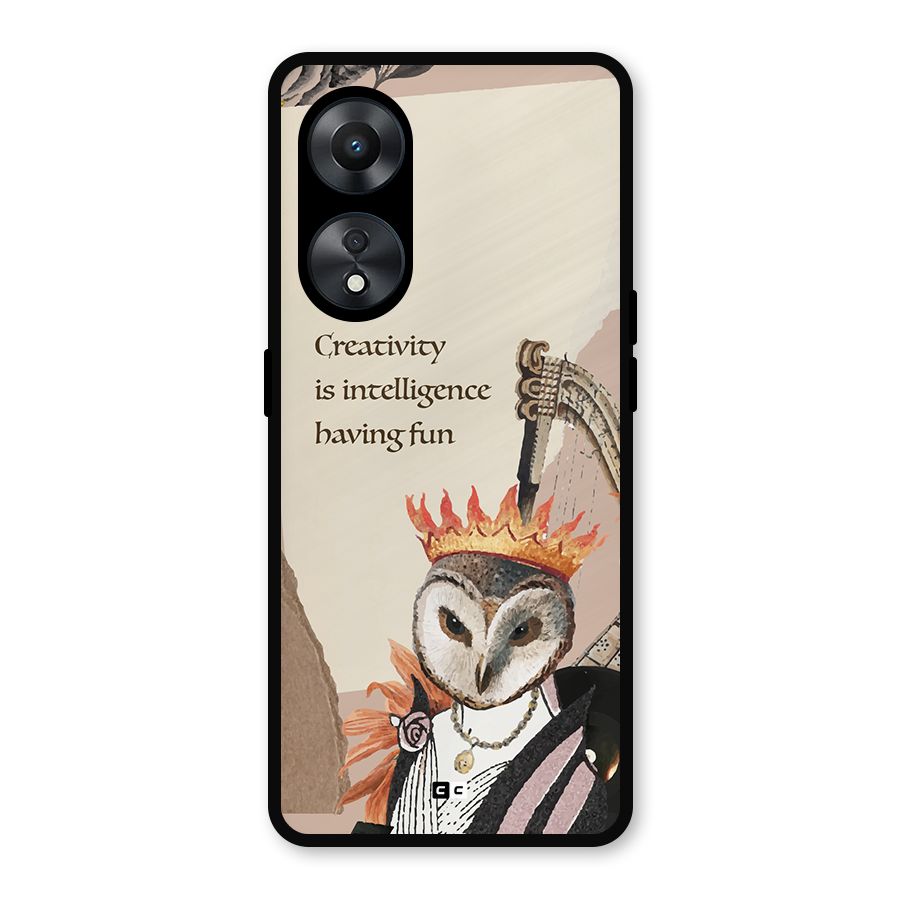 Creativity Intelligence Metal Back Case for Oppo A78
