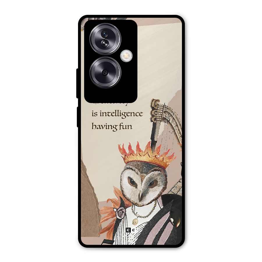 Creativity Intelligence Metal Back Case for Oppo A79 5G