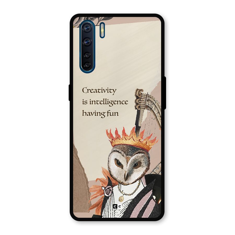 Creativity Intelligence Metal Back Case for Oppo F15