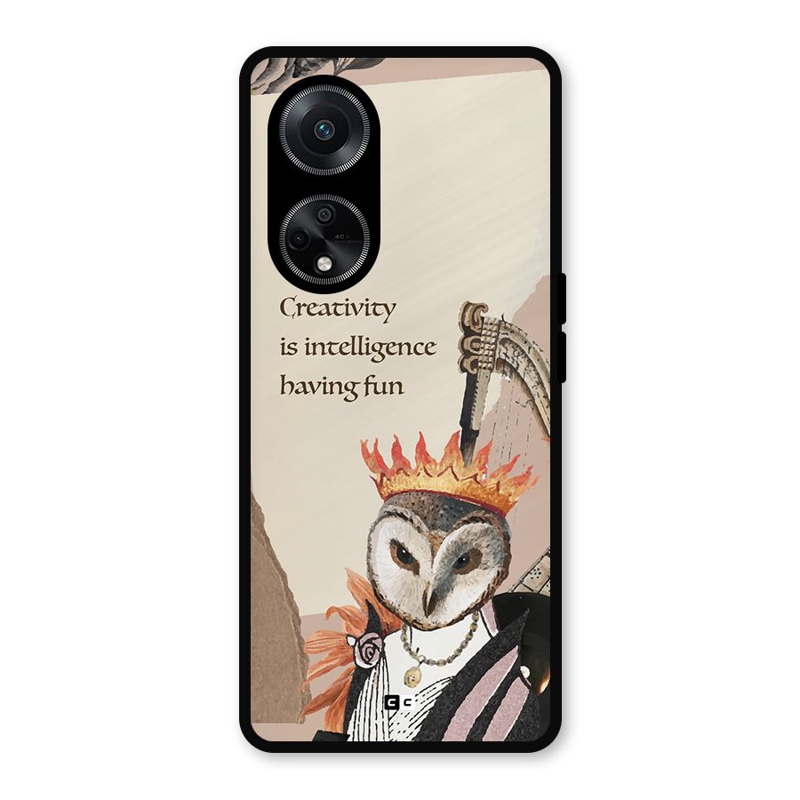Creativity Intelligence Metal Back Case for Oppo F23