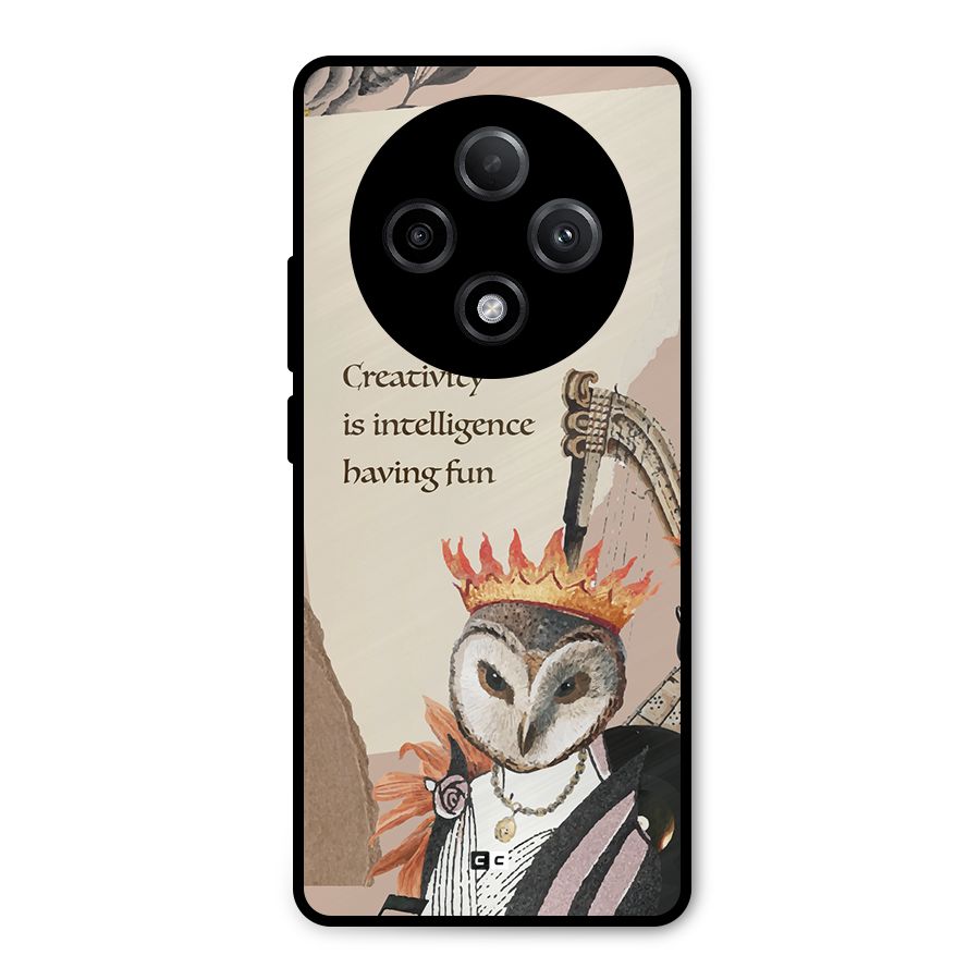 Creativity Intelligence Metal Back Case for Oppo F27 Pro Plus