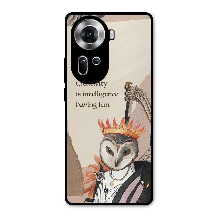 Creativity Intelligence Metal Back Case for Oppo Reno11 5G