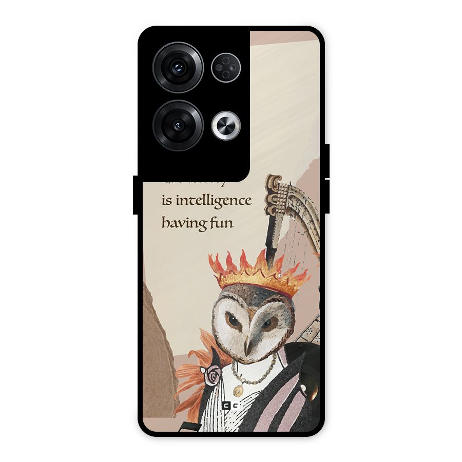 Creativity Intelligence Metal Back Case for Oppo Reno8 Pro 5G