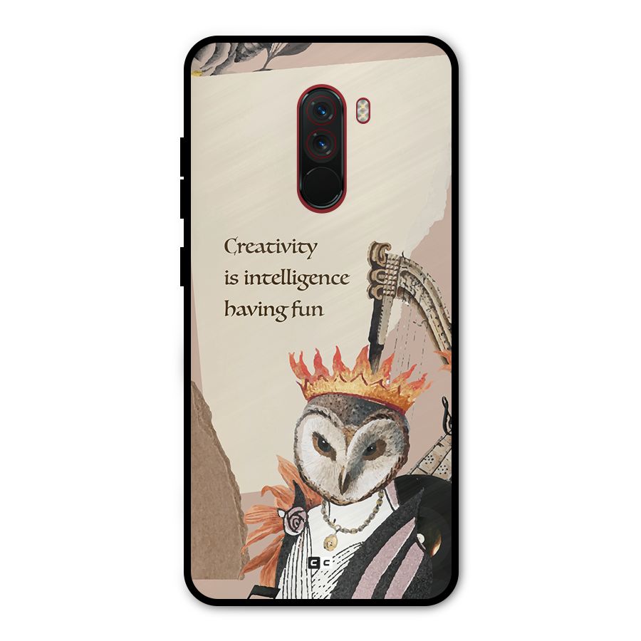 Creativity Intelligence Metal Back Case for Poco F1