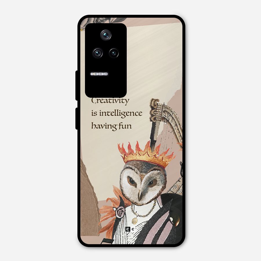 Creativity Intelligence Metal Back Case for Poco F4 5G