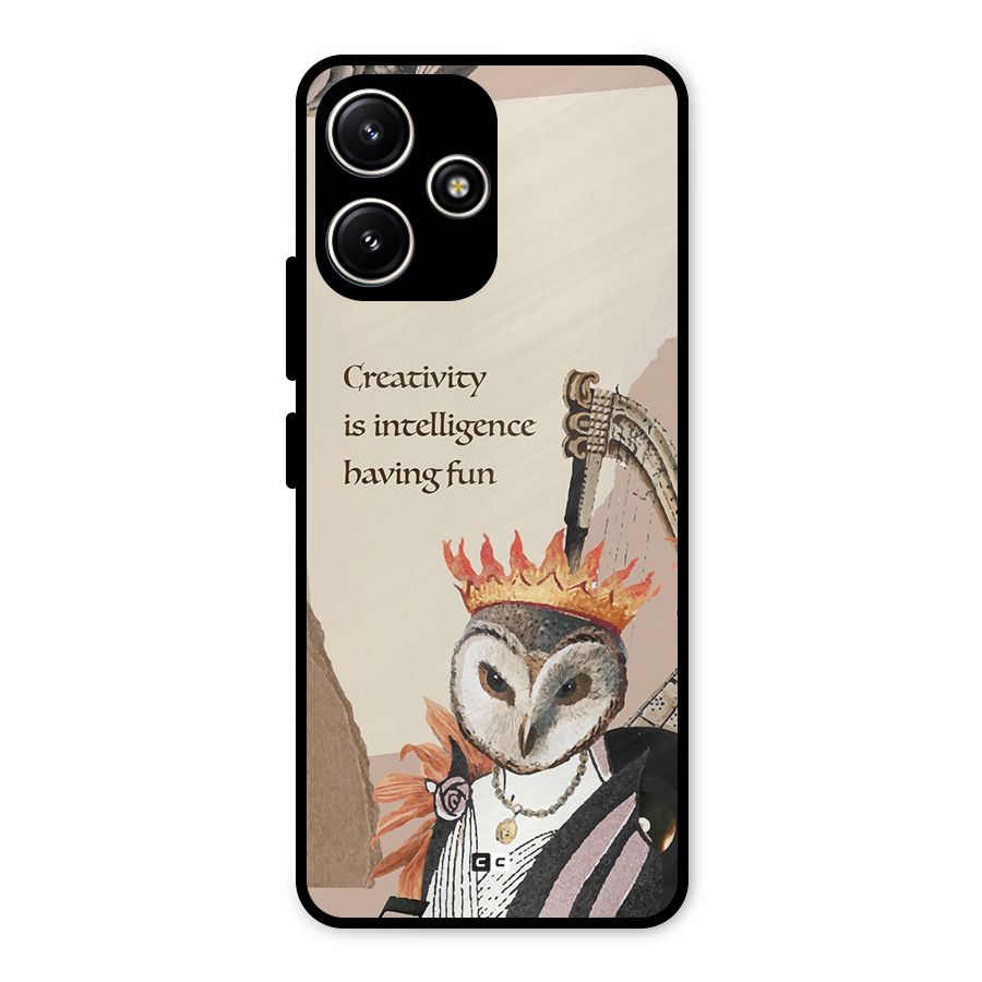 Creativity Intelligence Metal Back Case for Poco M6 Pro