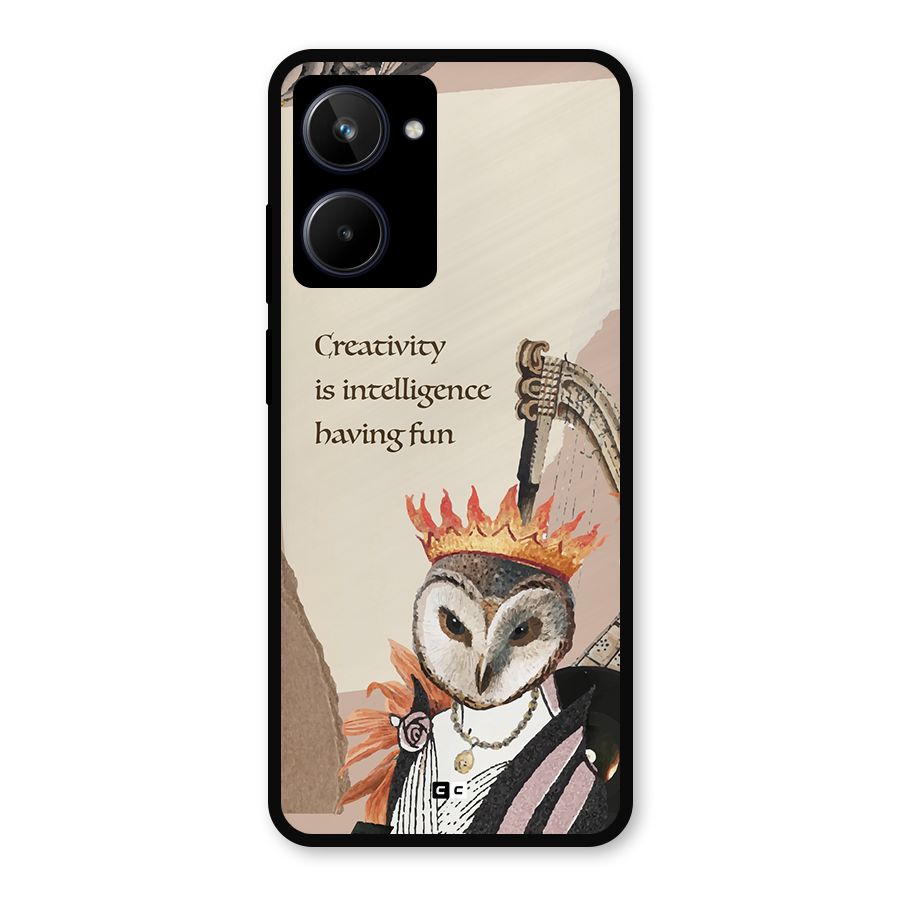 Creativity Intelligence Metal Back Case for Realme 10