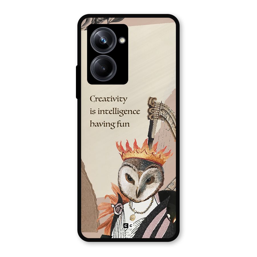 Creativity Intelligence Metal Back Case for Realme 10 Pro