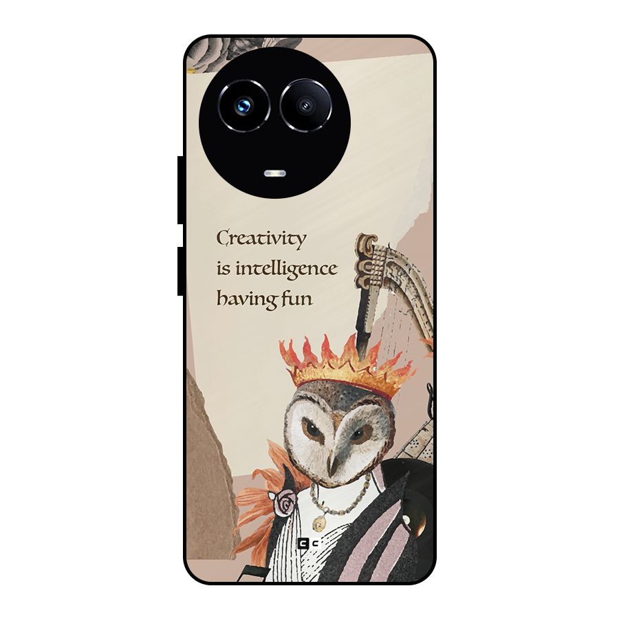 Creativity Intelligence Metal Back Case for Realme 11X