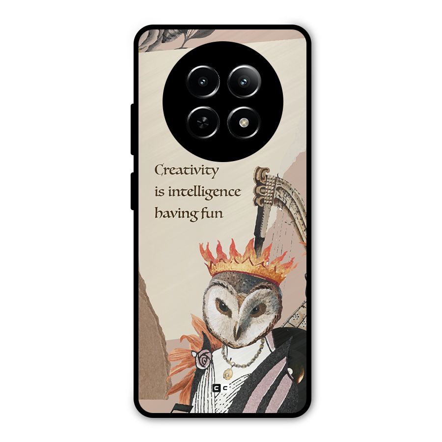 Creativity Intelligence Metal Back Case for Realme 12x 5G