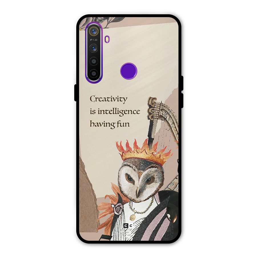 Creativity Intelligence Metal Back Case for Realme 5