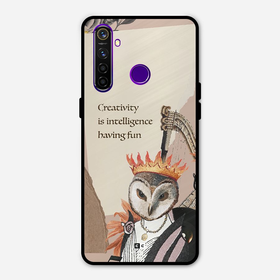 Creativity Intelligence Metal Back Case for Realme 5 Pro