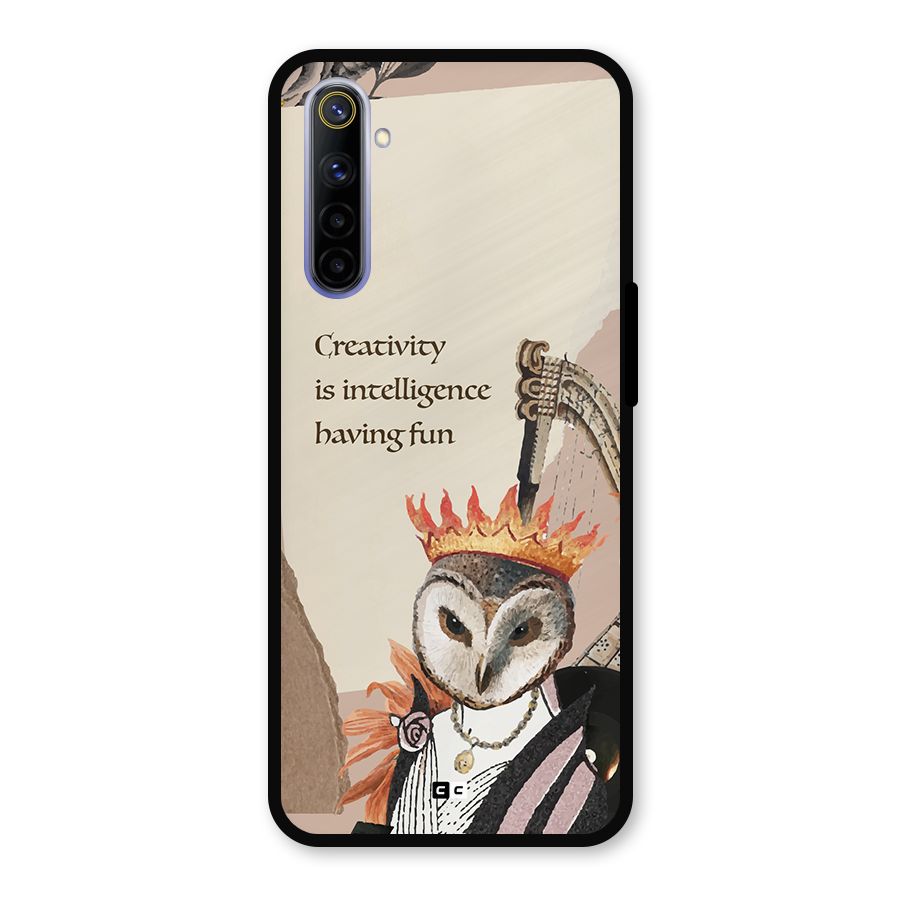 Creativity Intelligence Metal Back Case for Realme 6