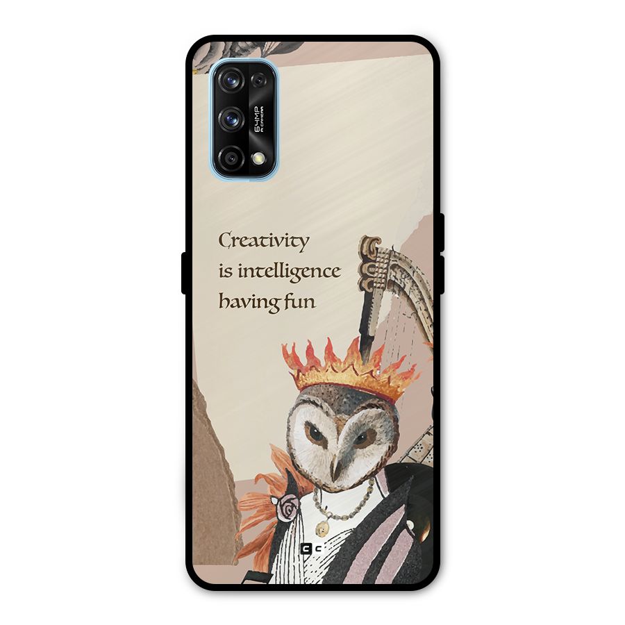Creativity Intelligence Metal Back Case for Realme 7 Pro