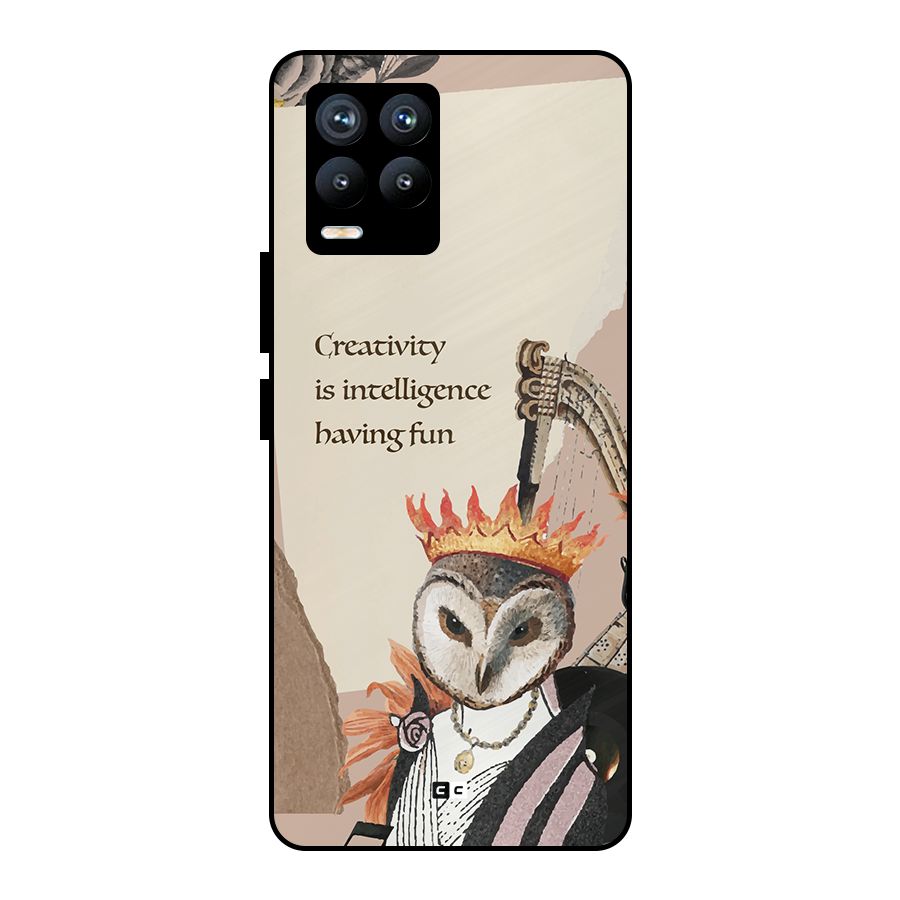 Creativity Intelligence Metal Back Case for Realme 8 Pro
