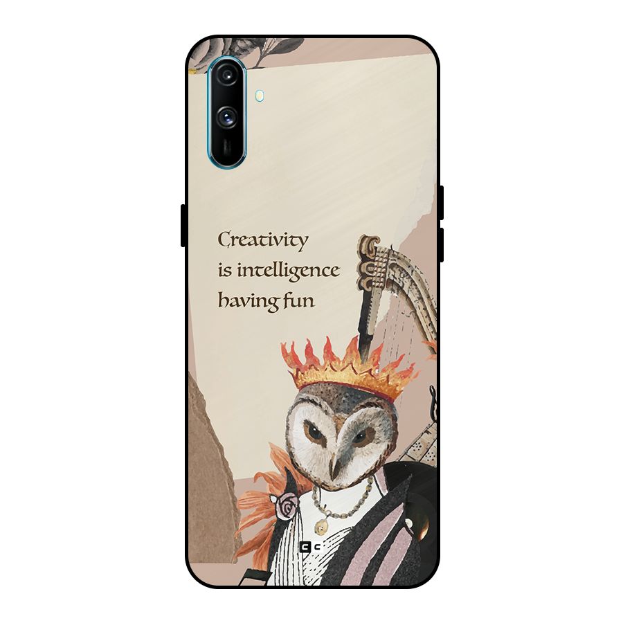 Creativity Intelligence Metal Back Case for Realme C3