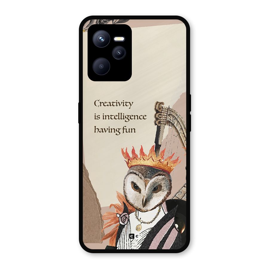 Creativity Intelligence Metal Back Case for Realme C35