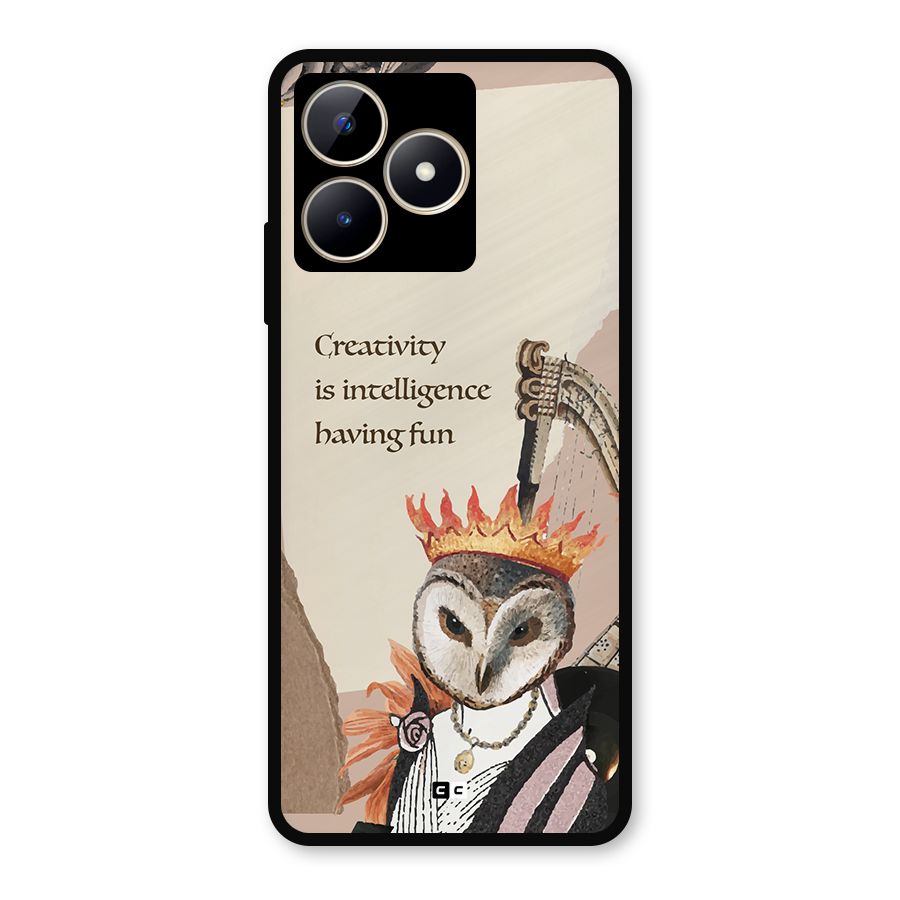 Creativity Intelligence Metal Back Case for Realme C53