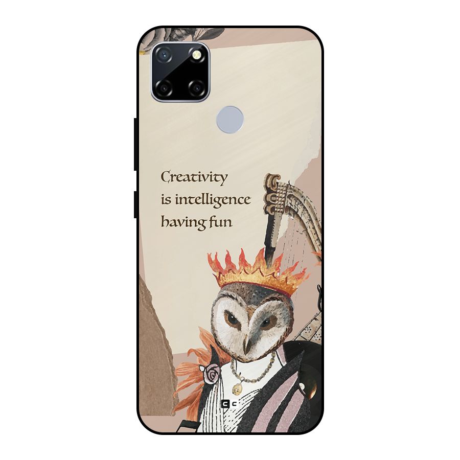 Creativity Intelligence Metal Back Case for Realme Narzo 20