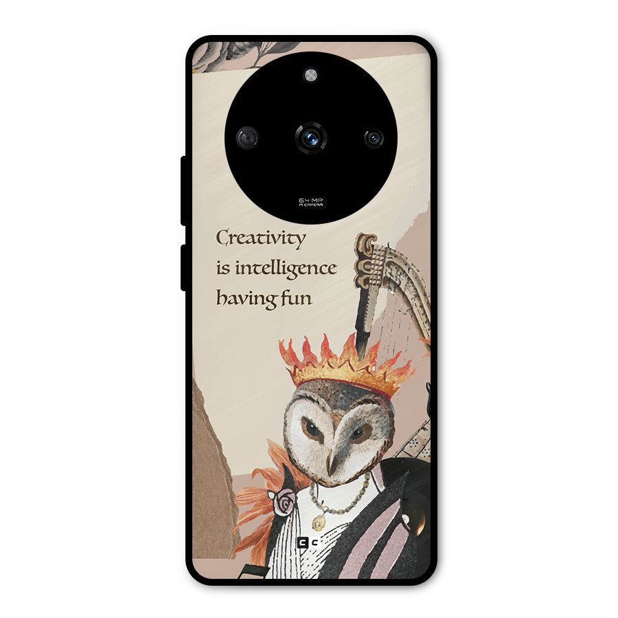 Creativity Intelligence Metal Back Case for Realme Narzo 60 5G