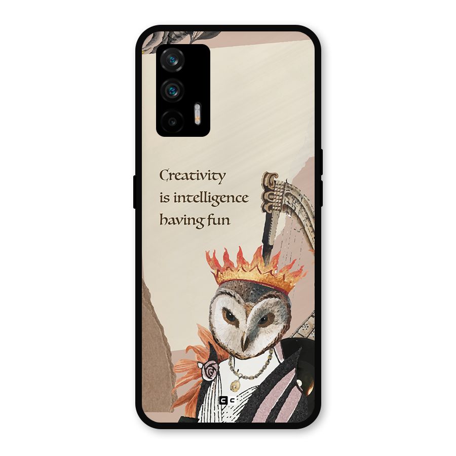 Creativity Intelligence Metal Back Case for Realme X7 Max